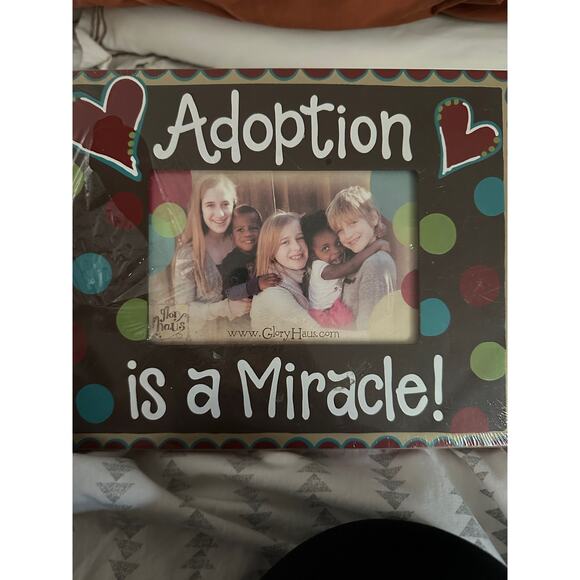 Adoption is a Miracle frame - Picture 1 of 4